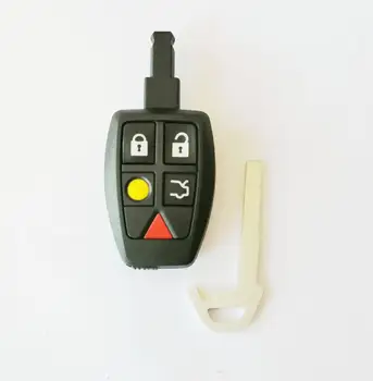Корпус умного дистанционного ключа для Volvo S40 C30 C70, сменный чехол для автомобильных ключей