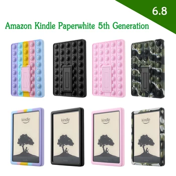 Для силиконового чехла для электронных книг Color Bubble для Kindle Paperwhite 5 поколения