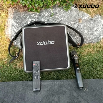 Xdobo KING MAX 140 Вт, мощная уличная портативная колонка Blue Tooth, сабвуферы для домашнего кинотеатра, Громкий караоке-бумбокс с микрофоном