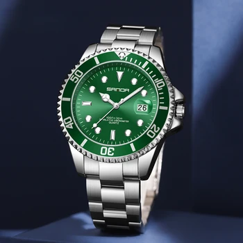 2023 Лучшие брендовые новые роскошные мужские часы 30 м водонепроницаемые повседневные наручные часы кварцевые часы для мужчин Relogio Masculino 7035