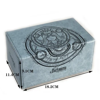 Высококачественная кожаная коробка-фолиант TW Goddess Card Box PTCG, коробка для сбора колоды волшебных карт, классический футляр для карт