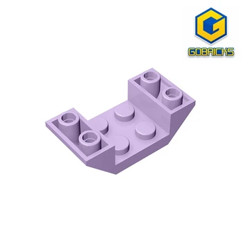ЧЕРЕПИЦА Gobricks GDS-683 для КРЫШИ 2X4 INV. - плитка с обратным наклоном 4x2, совместимая с детскими игрушками lego 4871, собирает строительный блок
