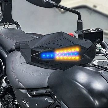 Мотоциклетные Защитные щитки для рук Со светодиодной подсветкой KAWASAKI VULCAN 1500 ER6N VN800 KX450F KX250F ZZR 600 Z650 VULCAN 500 EX650