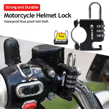 Для мотоцикла KYMCO Xciting 250 300 400 AK550 CT250 CT300 S400 3-Значный Кодовый Кодовый Замок Противоугонный Замок для шлема Скутера