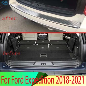 Для Ford Expedition 2018-2021 Четвертого поколения U553 защита заднего бампера подоконник снаружи багажники декоративная пластина педаль