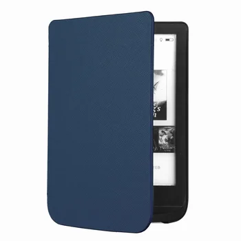Смарт-чехол Для Pocketbook 628 Touch Lux 5 pb628 606 616 627 632 633 Touch Lux 4, тонкий кожаный чехол с откидной крышкой, автоматический режим сна