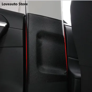 Автомобильный защитный коврик для стойки B От ударов, накладка для ремня безопасности, Кожаное украшение для Toyota RAV4 RAV-4 XA50 2022 2019 2020 2021