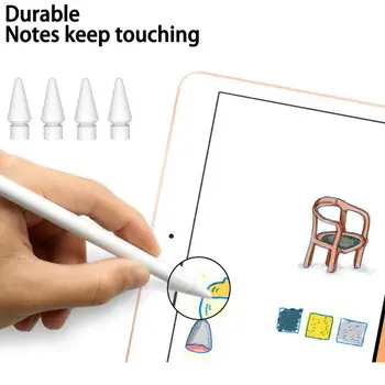 Противоскользящий гибкий сменный наконечник для стилуса Smart Tablet, наконечник для карандаша, Емкостный наконечник для пера