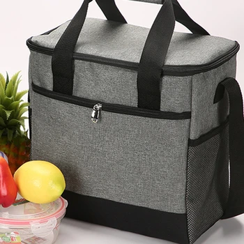 Свежая сумка-холодильник, сумка для ланча, Термоизолированный Ланч-бокс, Водонепроницаемая Портативная сумка для ланча Для женщин, Мужчин, Детей, Сумка для еды, Работа