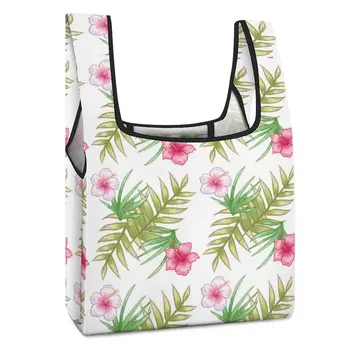 Женские Складные сумки для покупок с Нестандартным Рисунком, Большие ремни для Сумок, сумка из простой ткани, Многоразовая сумка для покупок, Сумка для покупок
