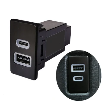 1 Шт. Авто QC3.0 Быстрое Зарядное устройство USB Порт Быстрое Зарядное устройство QC3.0 Адаптер Для зарядки смартфона Интерфейсная Розетка Использовать Для Nissan Paladin Y60
