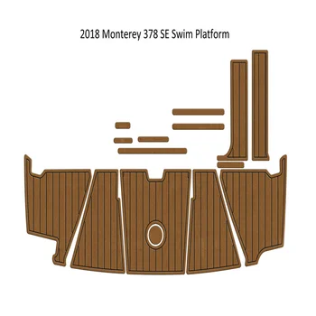 2018 Monterey 378 SE платформа для плавания со ступеньками, лодка из пены EVA, пол из искусственного тика