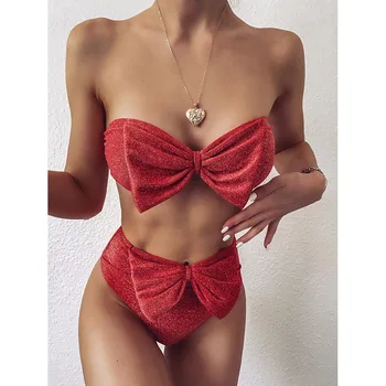 Сексуальный купальник-бикини, 2 предмета, Женский купальник, Летний купальный костюм
