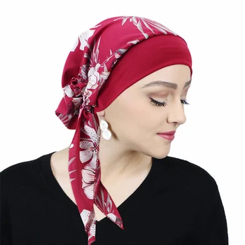 Мусульманский хиджаб, тюрбаны для женщин, модные индийские тюрбаны, шляпа, прямые продажи с фабрики, салон красоты, обертывания, исламский платок