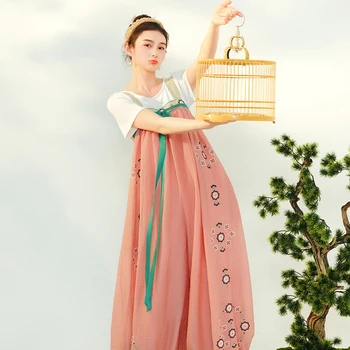 Весенне-летний Свободный повседневный комбинезон с вышивкой в китайском стиле для женщин