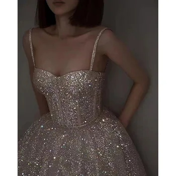 Французское вечернее платье со звездами, Свадебное Вечернее платье со звездным ремешком для женщин