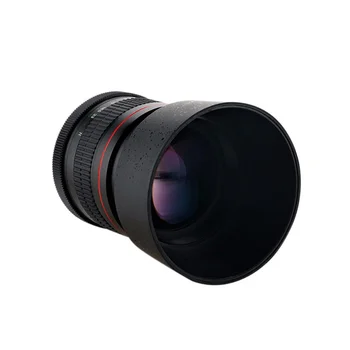 объектив камеры 85 мм F1.8, Полнокадровый Портретный объектив, Зеркальный Объектив с фиксированным фокусом для Объектива камеры Nex