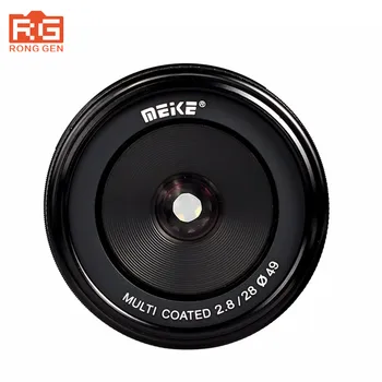 Объектив Meike MK-M4/3-28mm-f/2.8 28mm f2.8 с фиксированной ручной фокусировкой для системной беззеркальной камеры M4/3