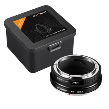 Адаптер для объектива K & F Concept для объектива Canon с креплением FD к камере Nikon Z Zf Zfc Z30 Z5 Z50 Z6 Z7 Z6II Z7II Z8 Z9