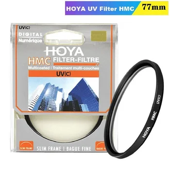 Фильтр объектива Hoya HMC 77 мм UV (c), тонкая рамка, цифровое многослойное покрытие для объектива камеры Nikon Canon Sony