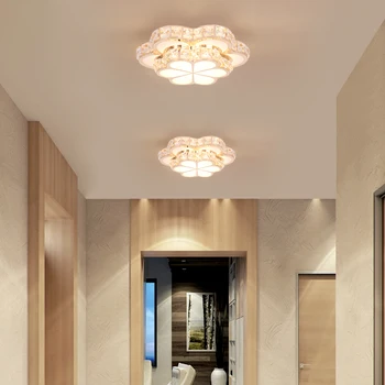 Современный светодиодный потолочный светильник в Скандинавском стиле с цветочным дизайном, Люстра Со сменным освещением, Светильник для коридора в помещении, Декор столовой и гостиной
