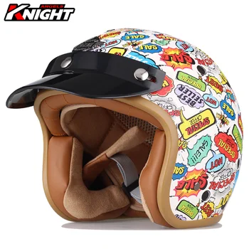 Детский мотоциклетный шлем с открытым лицом Casco Moto, детский шлем, защитный суперлегкий детский шлем для мальчиков и девочек, четыре сезона