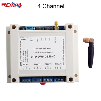 RCmall 4-Канальный Релейный Модуль Контроллер SMS-вызова GSM Пульт Дистанционного Управления Переключатель Открывания GSM Ворот SIM800C STM32F103CBT6 5-12 В 2 Г