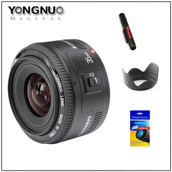 Объектив Yongnuo 35mm YN35mm F2 Широкоугольный Объектив С большой Диафрагмой с Фиксированным Автофокусом Для камеры canon Nikon