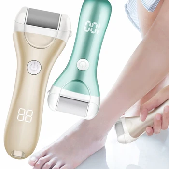 Профессиональная пилочка для педикюра для ног, средство для удаления твердой кожи/мозолей с электрическим цифровым дисплеем питания, USB-аккумулятор