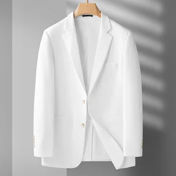5654-2023 Осенне-зимний новый продукт, мужской костюм, деловой, повседневный, простой, с сеткой, куртка West, мужское верхнее пальто