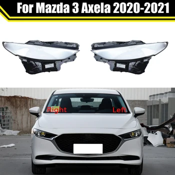 Прозрачный чехол для Mazda 3 Axela 2019-2021, крышка объектива передней фары автомобиля, Абажур для Авто, Стеклянные колпачки для ламп