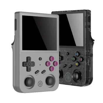 Портативная игровая консоль RG353V, встроенный 34000 + игр, 3,5-дюймовый Портативный игровой плеер для PS1/PSP/N64/DC, Ретро Игровая консоль