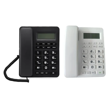 Стационарный телефон с функцией вызывающего абонента и функцией памяти ЖК-дисплея для домашнего офиса отеля
