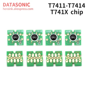 T741X HDK C M Y чип для Epson Surecolor F6000 F6070 F7000 F6200 F7200 F6270 F7270 F7100 F9200 F9300 F9370 Чип чернильного картриджа