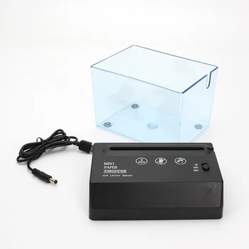 Портативный Мини-Измельчитель бумаги Электрический USB-Измельчитель на батарейках для документов Инструмент для резки бумаги для домашнего офиса