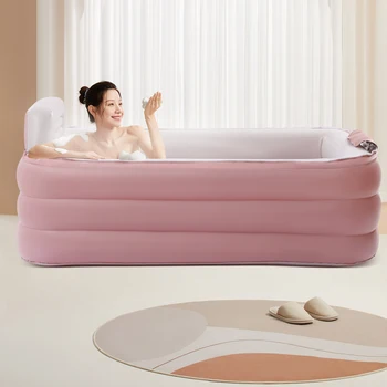 Съемная Автоматическая Надувная ванна, Складывающаяся Портативная гидромассажная ванна для взрослых и Детей