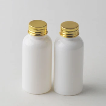 50шт 75 мл Белых мини-пластиковых бутылок для путешествий, Размер Пластиковой бутылки для шампуня, Контейнер для жидкого мыла, Геля для душа, косметики