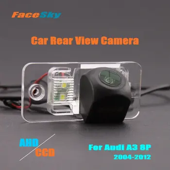 Высококачественная Автомобильная камера заднего вида FaceSky Для Audi A3 8P 2004-2012, камера заднего вида AHD/CCD 1080P, Аксессуары для парковочных изображений