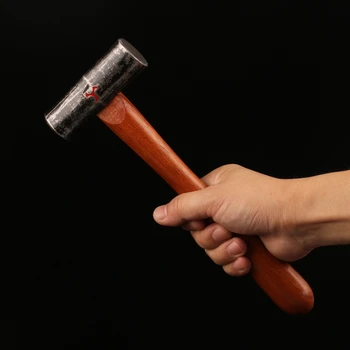 All is Hammer 480g Высококачественная головка из углеродистой стали ручной работы Hammer S55 с ручкой из розового дерева