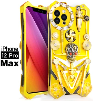 Оригинальная Броня Из Металла и Алюминия с защитой от тяжелой Пыли, Чехол для телефона Iphone 13 12 11 Pro Xs Max Se 2020 Xr X 7 8 Plus, Чехол