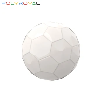 Строительные блоки Технические детали футбольный белый сферический мяч 1 шт MOC Совместим с брендами игрушек для детей 72824