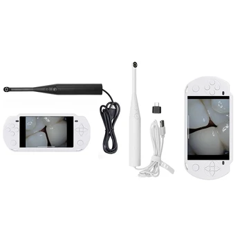 Эндоскоп 8 Регулируемых светодиодных ламп Инспекционная камера HD Видео с экраном 4,3 дюйма Инспекционный эндоскоп для домашних животных