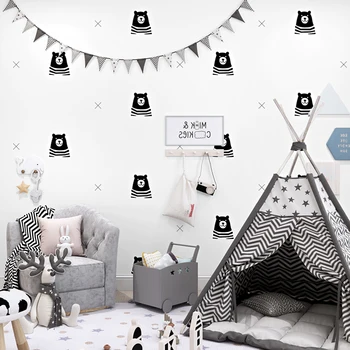 Обои для детской комнаты в Скандинавском стиле из чистой бумаги, Декор для дома, Спальня для мальчиков, Гостиная, обои для стен