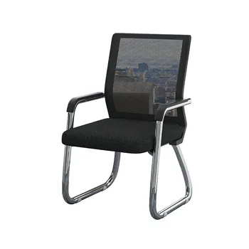Эргономичное офисное кресло, кресло для домашнего компьютера, удобная посадка в пояснице, устойчивая дышащая сетчатая ткань, бант-рамка