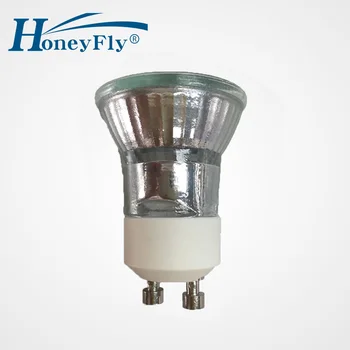 HoneyFly 3pcs Dimmable MR11 GU10 Галогенная лампа 35W + C (35 мм) 230 В Мини-Галогенная лампа 3000 К Галогенная Ламба Точечный Светильник Для Лавовой лампы