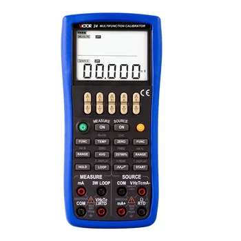 Многофункциональный калибратор процесса VICTOR 24 RTD, измеритель источника и калибратор выходного сигнала источника, калибратор контроля температуры