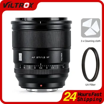 Портретный объектив Viltrox 27 мм f1.2 pro APS-C с автоматической фокусировкой и Сверхбольшой Диафрагмой Для камеры Fujifilm Fuji X Mount X-H2 X-T5 X-T30 X-A7