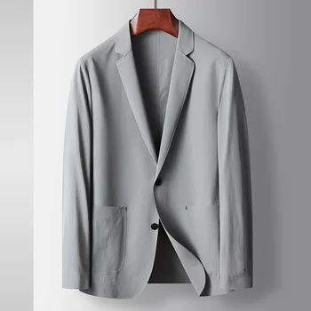 6504-R -Мужской Весенний деловой костюм с двумя пуговицами, индивидуальный приталенный профессиональный костюм, Индивидуальный костюм
