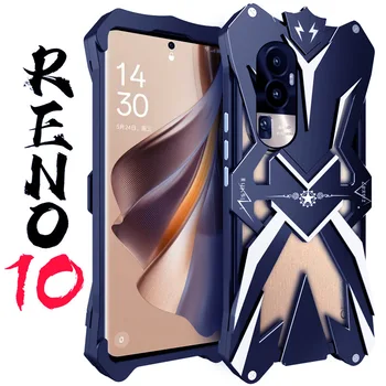 Дропшиппинг Металлическая Стальная техника Thor Сверхмощная Броня Алюминиевый телефон Для Oppo Reno 10 Reno10 Pro Plus Игровой чехол