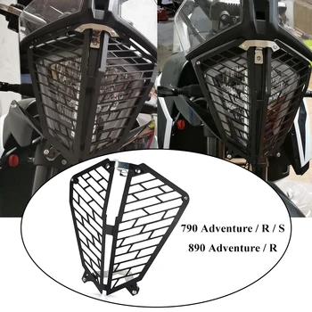 Для 790 Adventure 790 S / R ADV 2019 2020 2021 Аксессуары для мотоциклов, Защитная решетка для фар, защитный кожух, решетка для защиты
